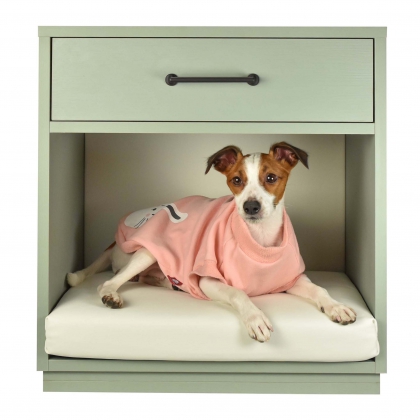 寵物友善家具-毛小孩安心床頭櫃 (綠)